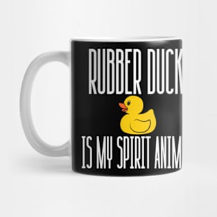 Rubber Duck Is My Spirit Animal Funny For Kids, Boys, Girls Mug